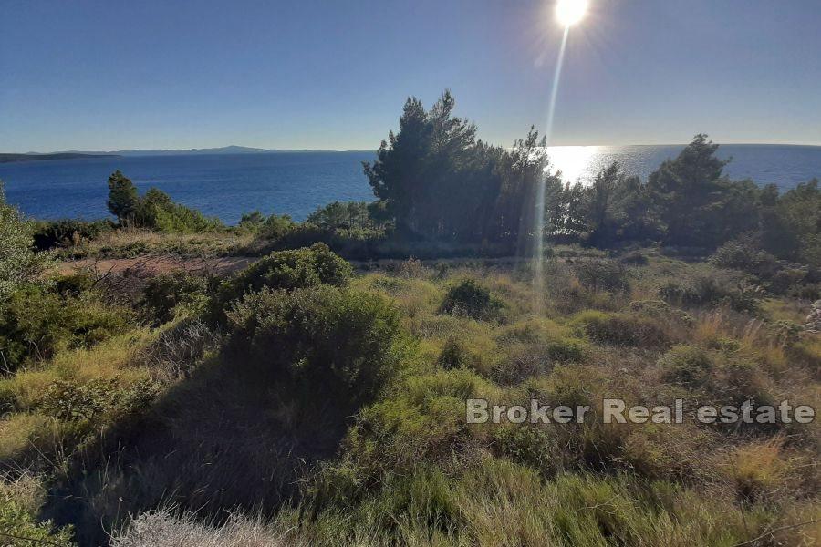 Île de Hvar - Terrain à bâtir attrayant avec vue dégagée