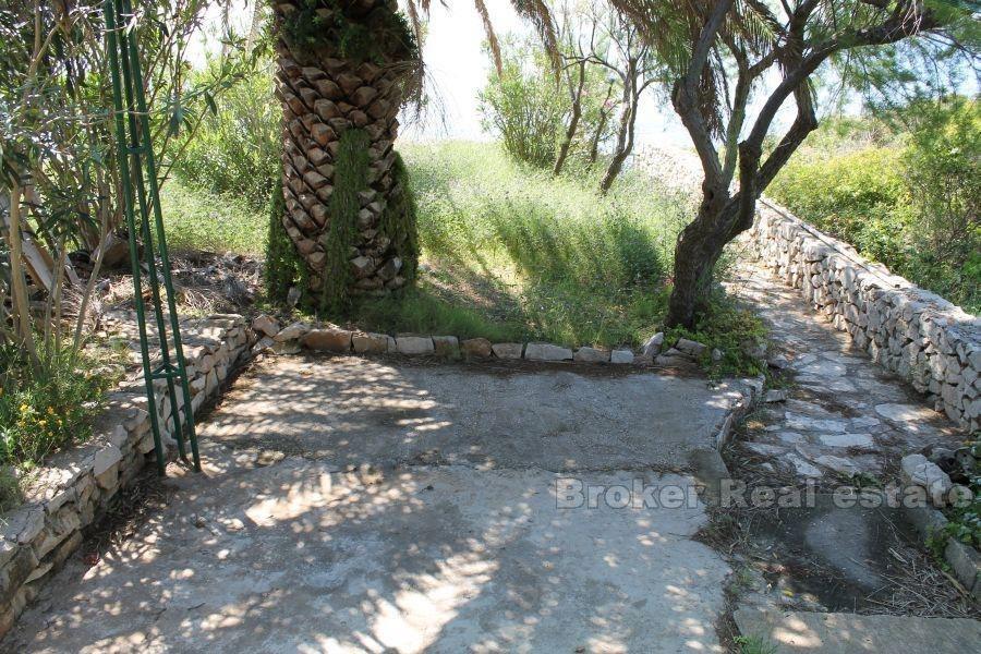 Wyspa Hvar, wolnostojący dom pierwszym rzędzie do morza