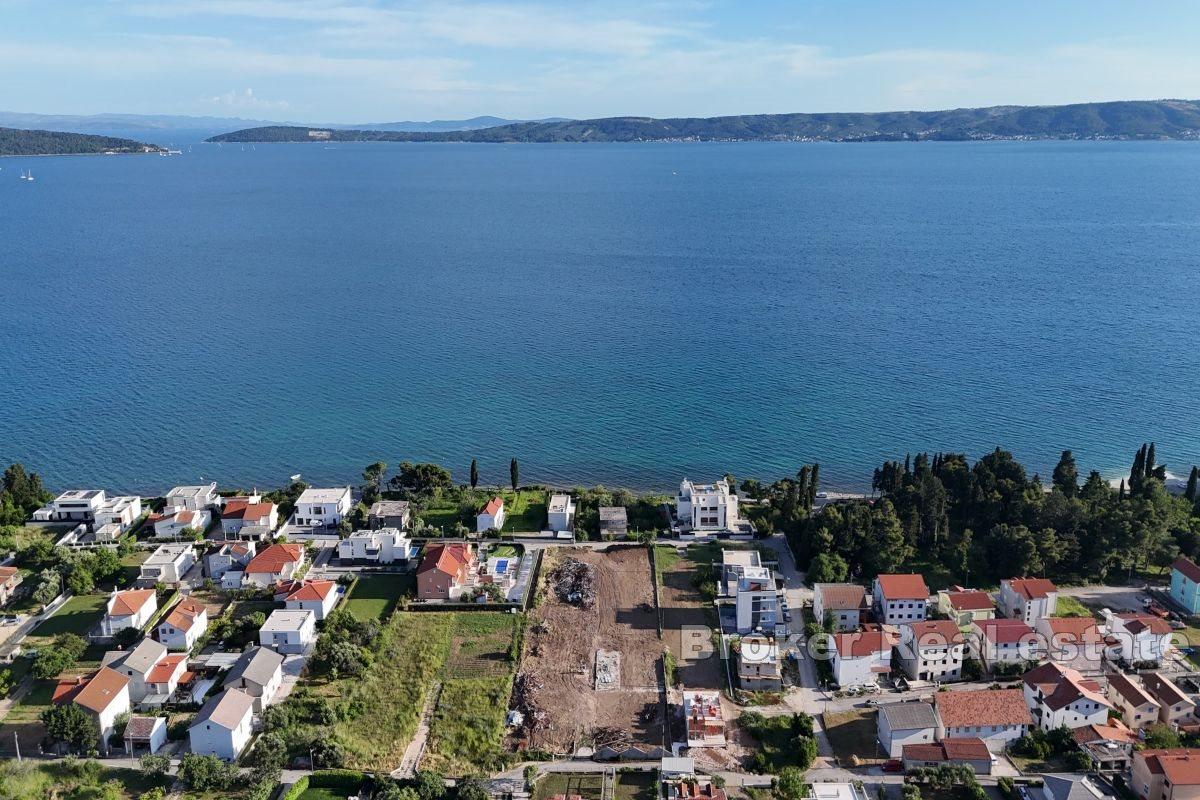 Construction site with sea view