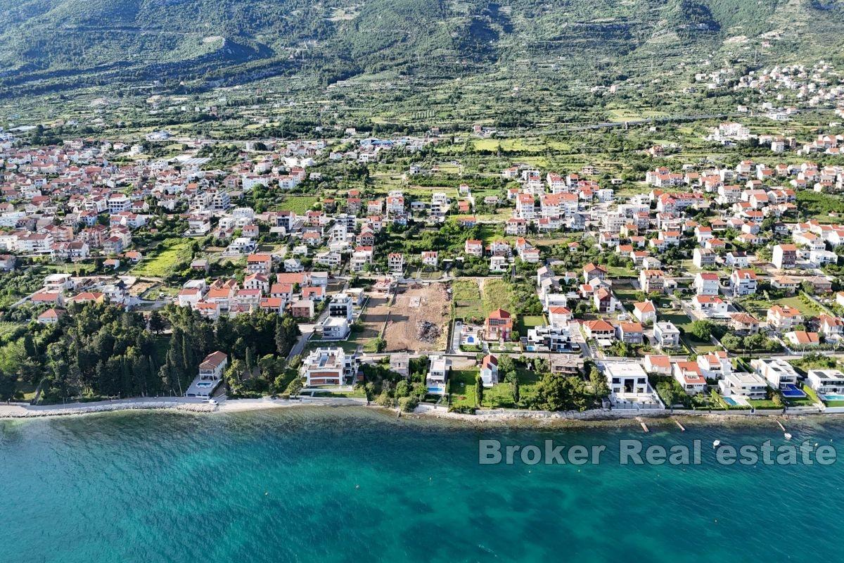 Construction site with sea view