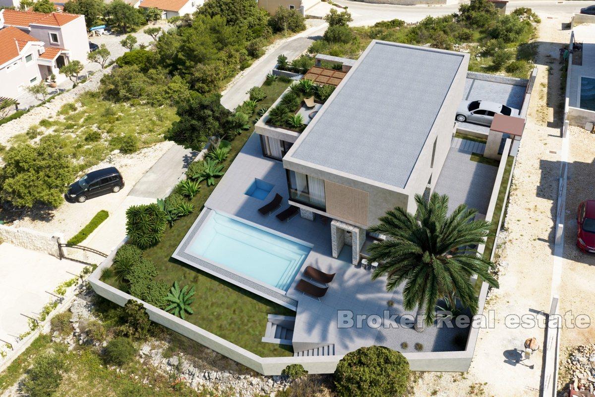 Moderní vila s výhledem na moře