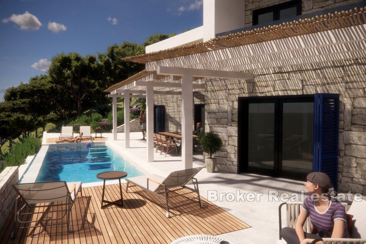 Nowoczesna willa z basenem i otwartym widokiem