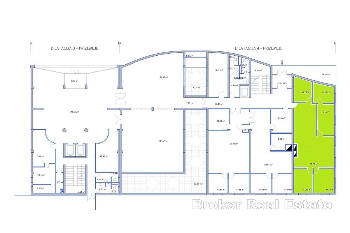 Obchodné priestory v srdci univerzitného kampusu