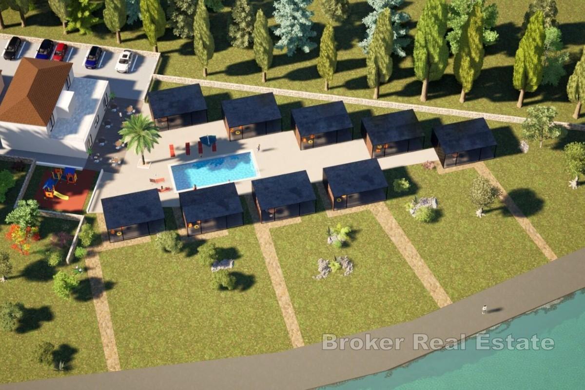 Projekt glampingového rezortu v jedinečnej pobrežnej lokalite pri mori