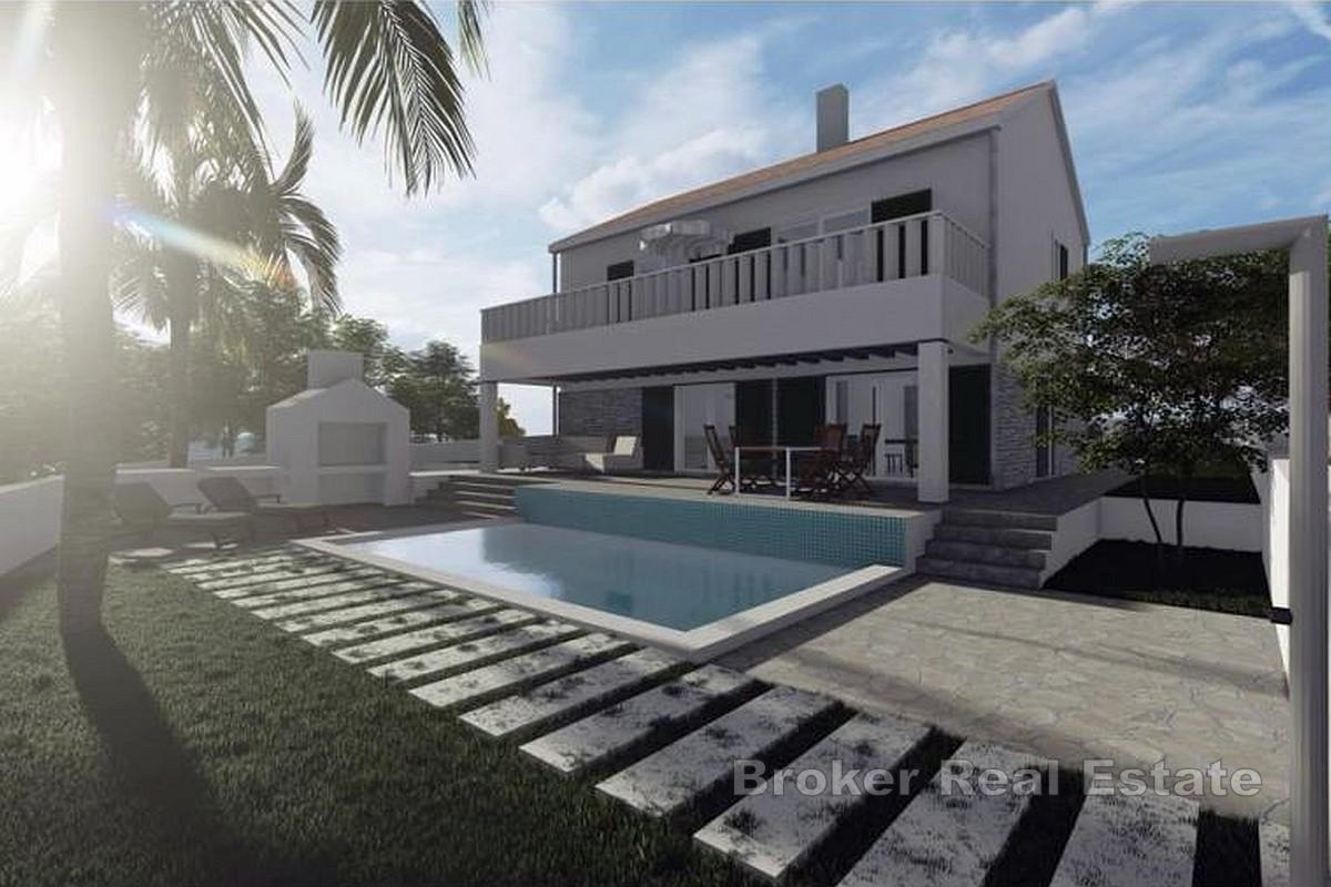 Zemljište s odobrenim projektom i pogledom na more