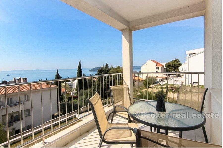 Split, Meje, appartement de deux chambres avec vue sur la mer