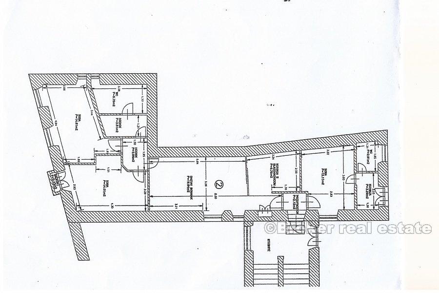 Split, Centar, trosobni stan