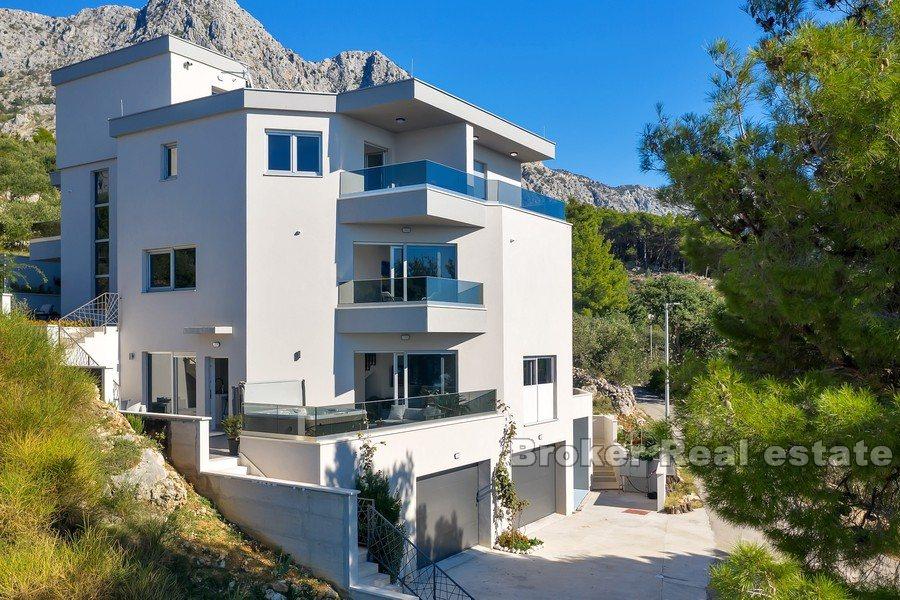 Makarska Riviera, Apartmenthaus mit Meerblick