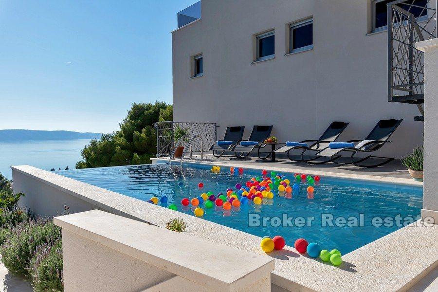 Makarska Riviera, Apartmenthaus mit Meerblick