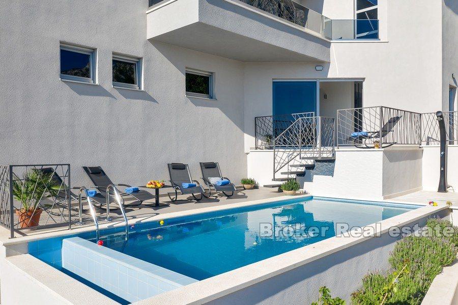 Makarska Riviera, Apartmenthaus mit Meerblick