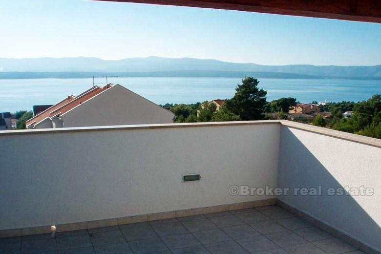 ostrov Brač, apartmán s výhledem na pláž Zlatni Rat