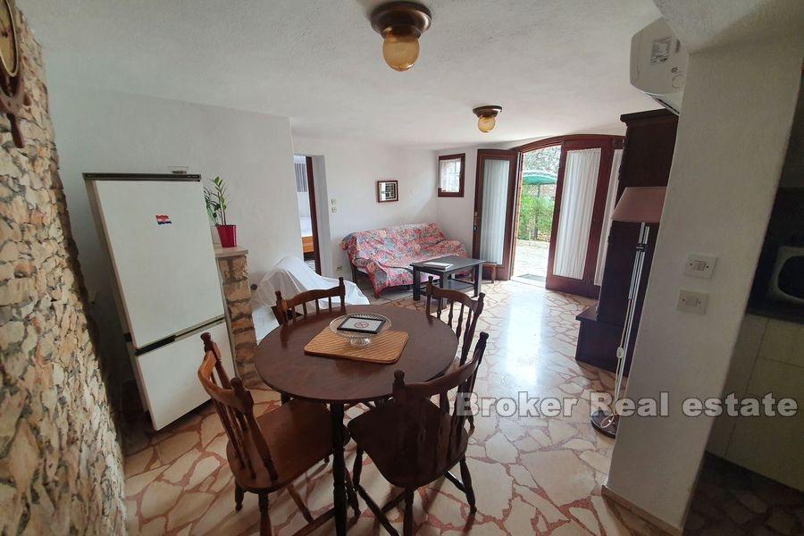 Near Trogir, detached house with sea view