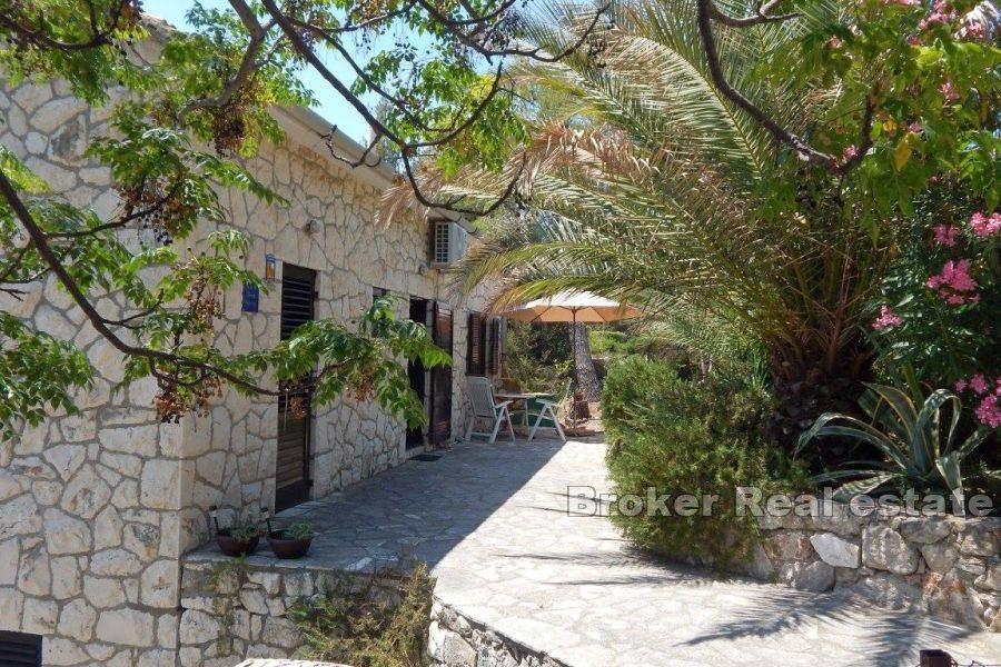 Île de Hvar - Maison en pierre avec vue mer