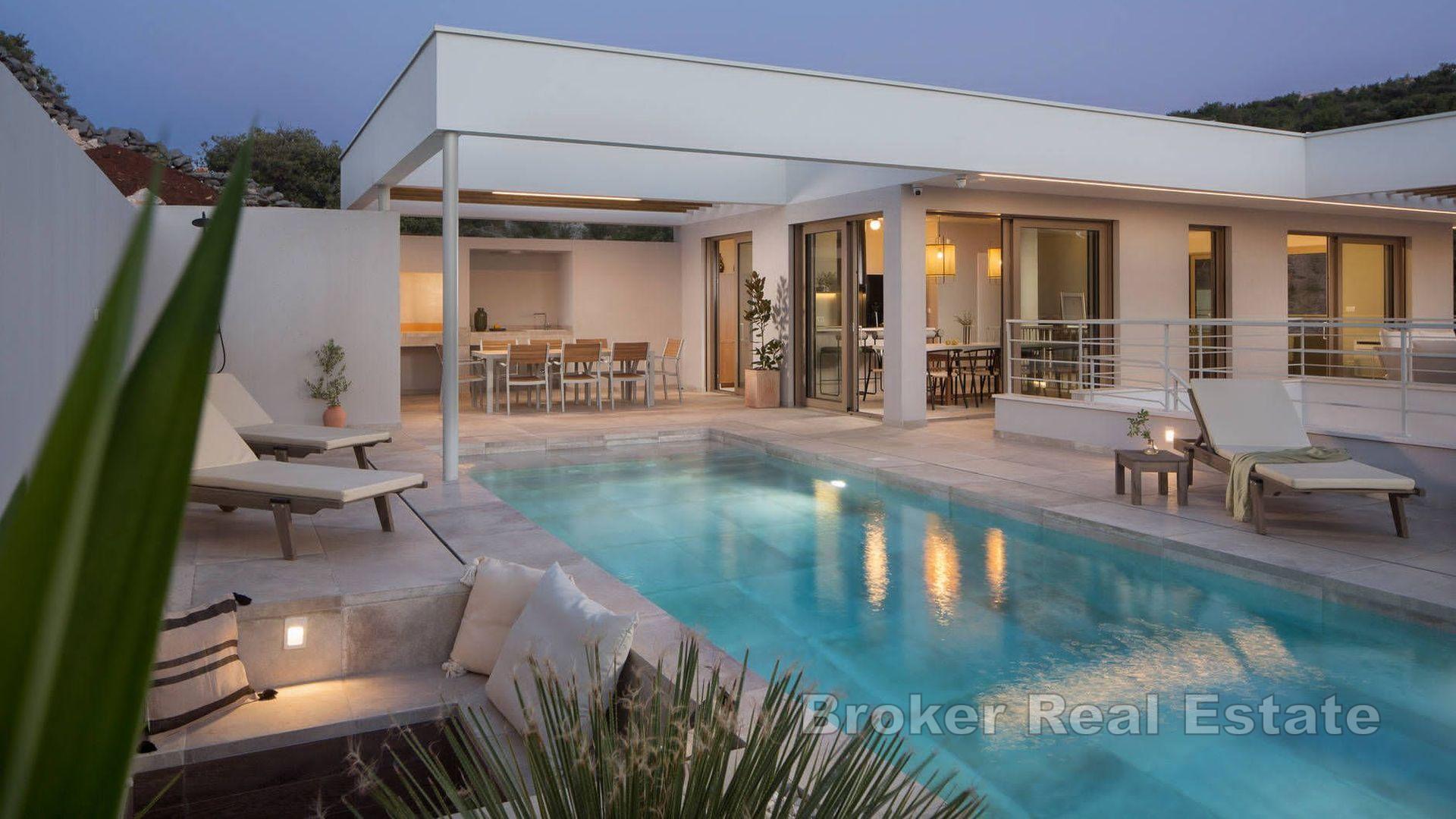 Rogoznica - Villa nouvellement construite avec vue sur la mer