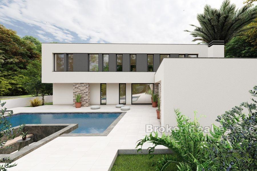 Nær Zadar - Moderne hus med basseng