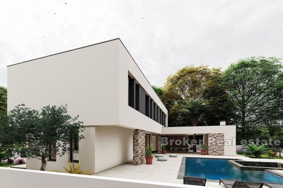 Blízko Zadaru - Moderný dom s bazénom