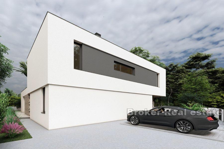 Nær Zadar - Moderne hus med basseng