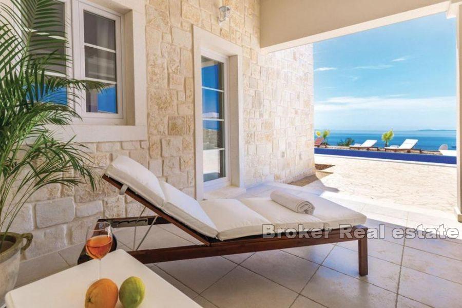 Wyspa Pag - Kamienna willa z panoramicznym widokiem na morze