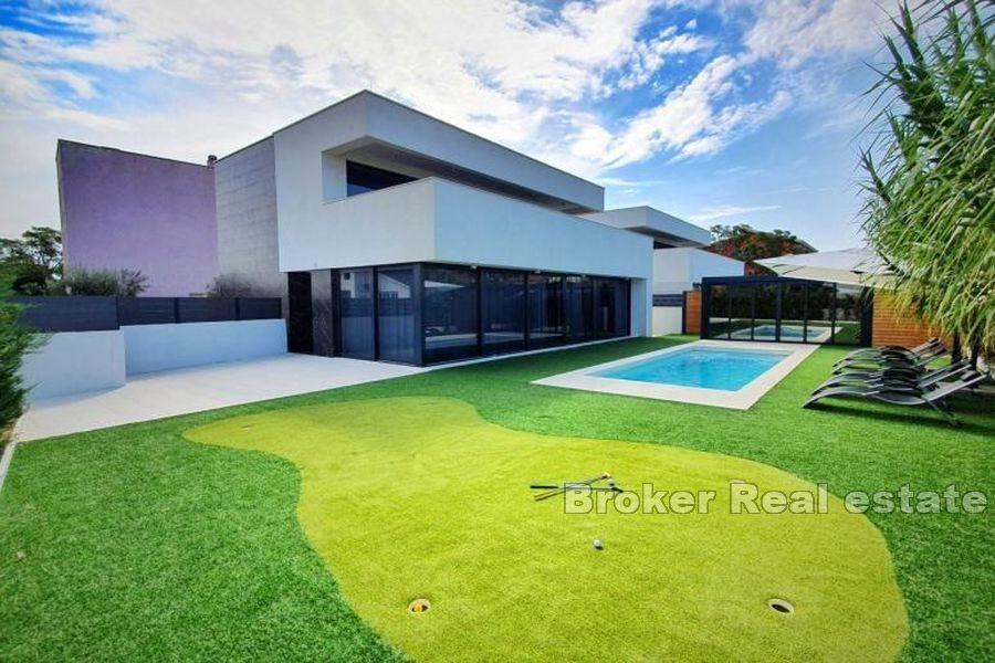 Island of Vir - Modern villa with pool