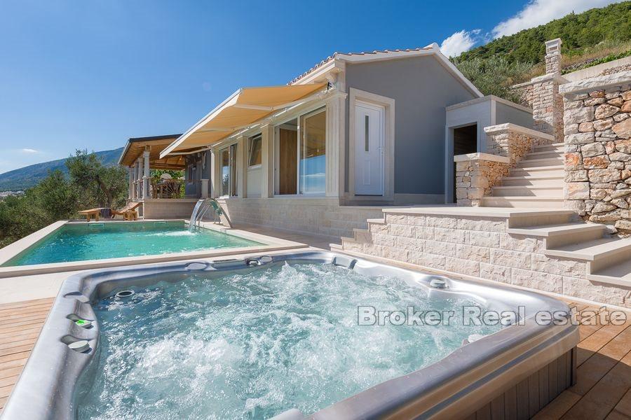 Brač - Dům s nádherným výhledem na moře a ostrovy