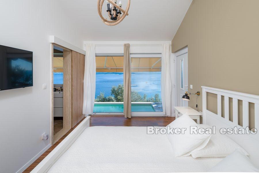 Brač - Dům s nádherným výhledem na moře a ostrovy