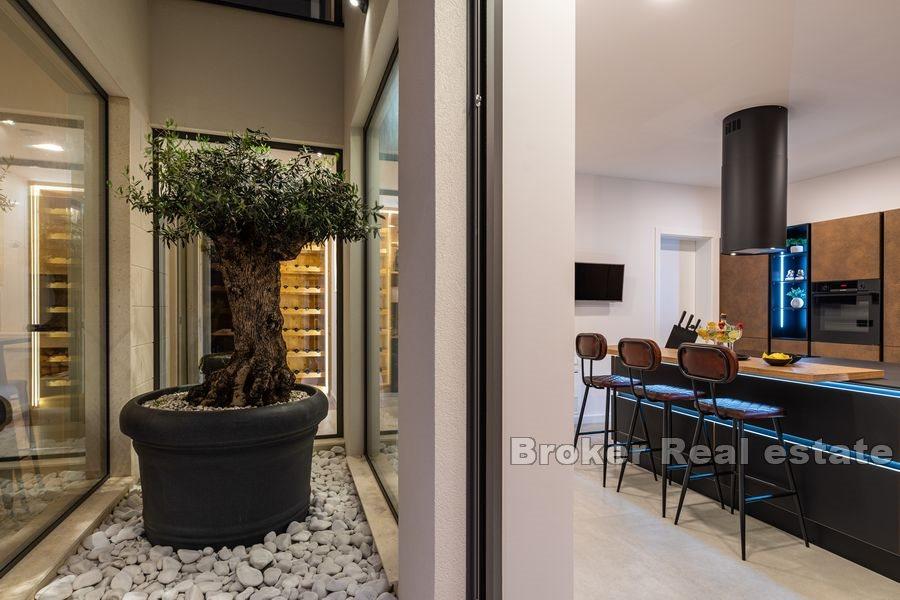 Près de Zadar - Immobilier idyllique avec piscine et vue mer