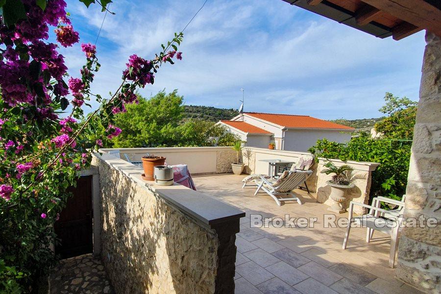 Rogoznica - Stone house in a quiet location with a view of the sea