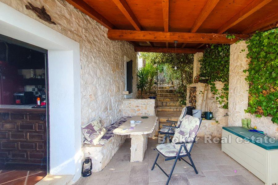 Rogoznica - Stone house in a quiet location with a view of the sea