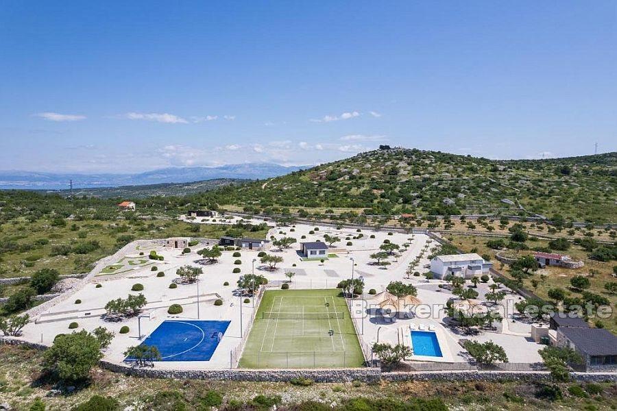 Kroatien, Brac - Lyxig fastighet med pool och panoramautsikt över havet