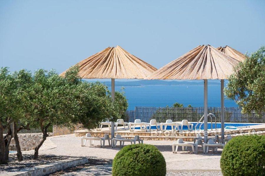 Kroatien, Brac - Lyxig fastighet med pool och panoramautsikt över havet