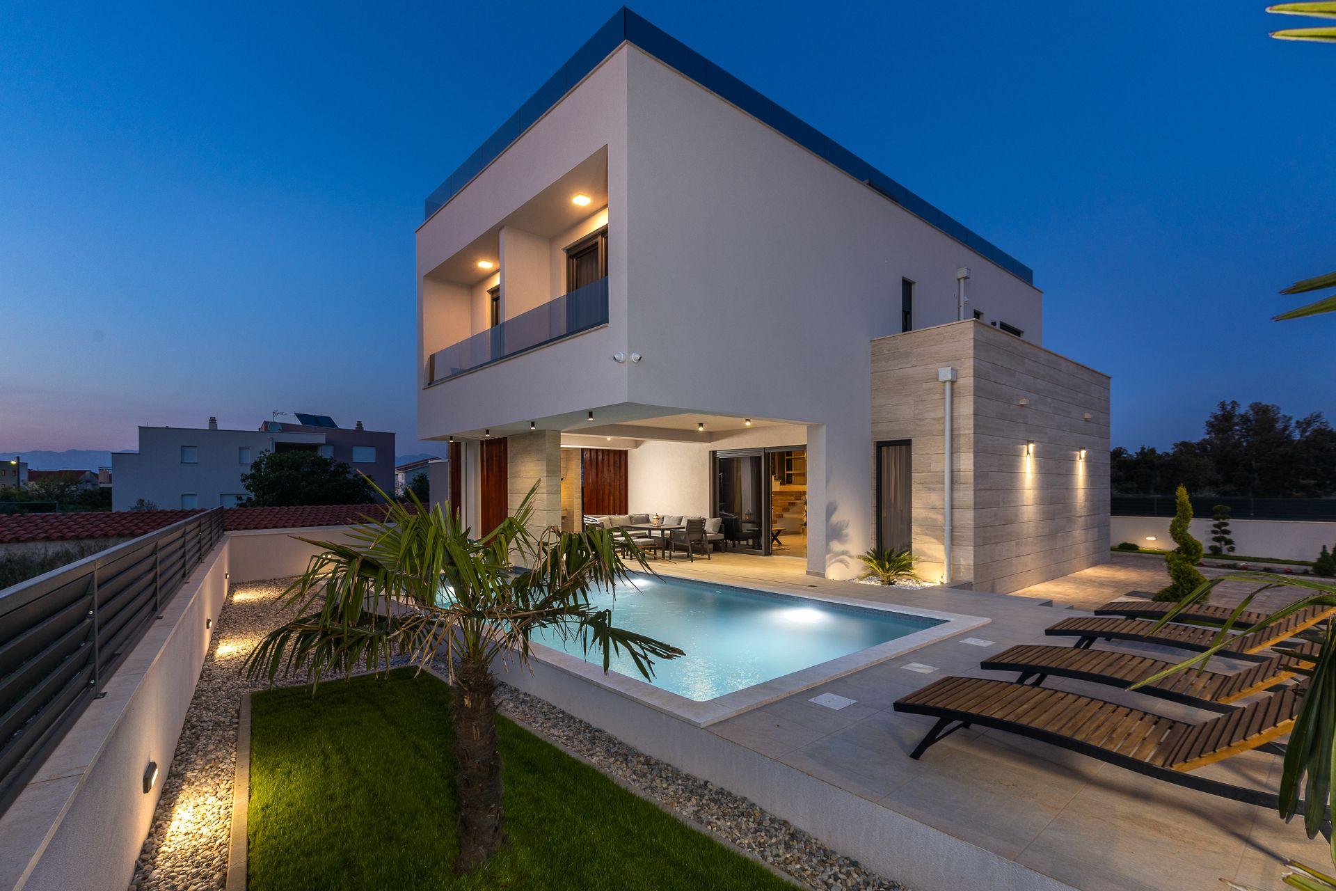 Croatie, Zadar - Maison familiale moderne près de la mer