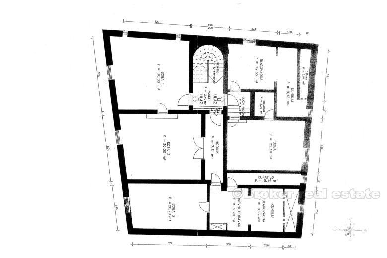 Split centrum, mieszkanie na nabrzeżu