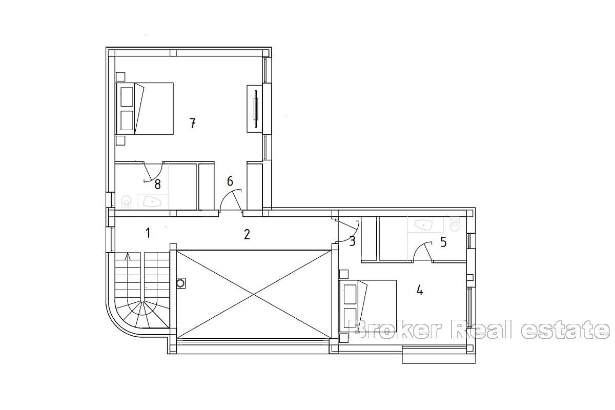 Villa in a newly built complex