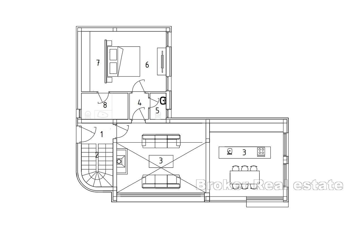 Villa in a newly built complex
