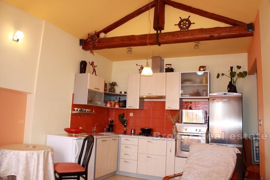 Split centrum - Jedinečný apartmán v blízkosti promenády s výhľadom na more