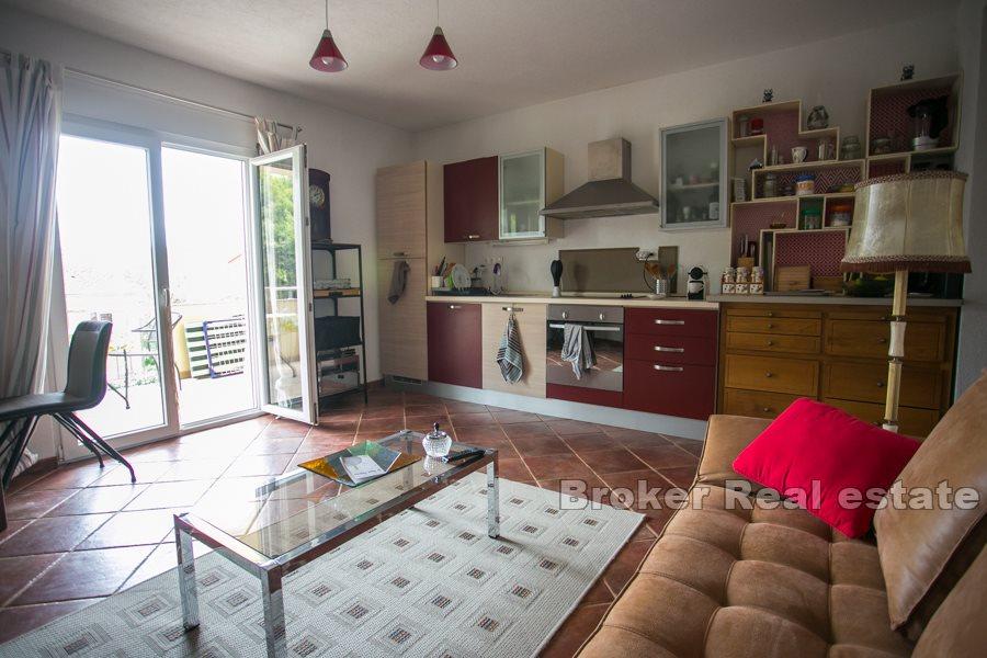 Wyspa Ciovo, apartament z dwoma sypialniami w pobliżu pięknej plaży