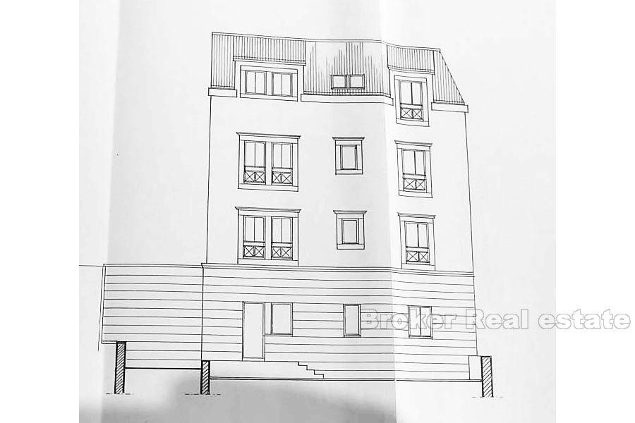 Split, Centrum, stavební pozemek v blízkosti Rivy