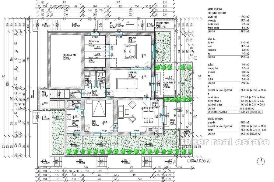 Otok Čiovo, kuća s pogledom na more