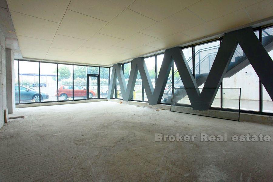 Split, forretningsområde i første etasje