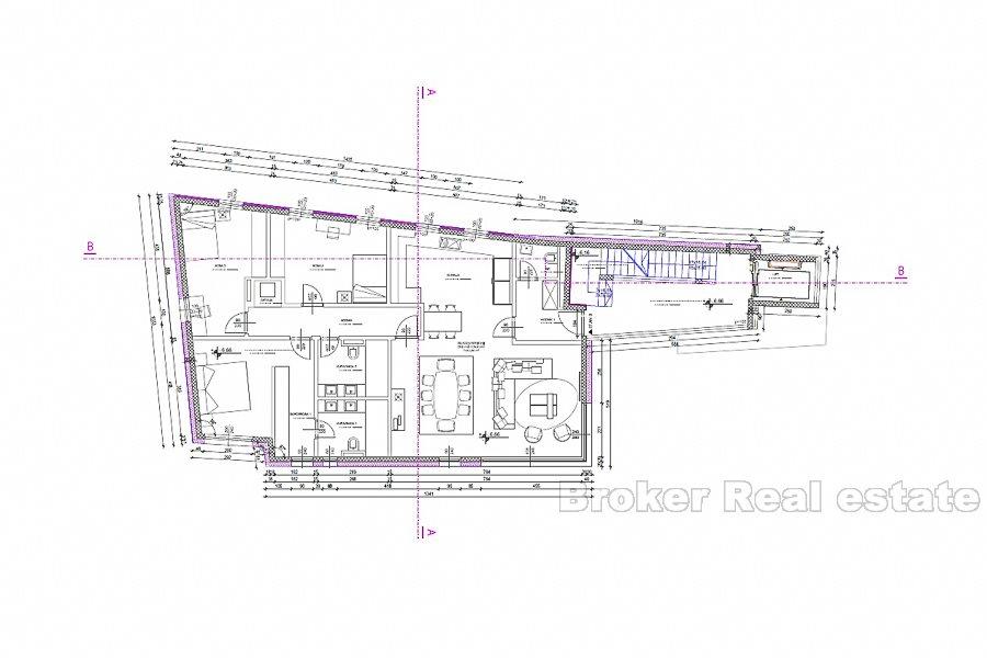 Split, Meje, apartments in new building