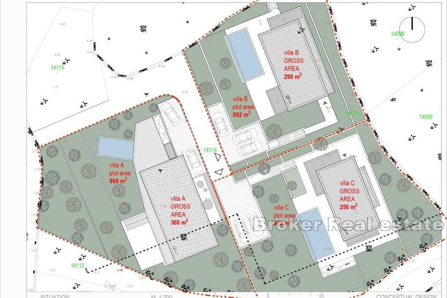 Rogoznica, attraktivt land første rad mot sjøen