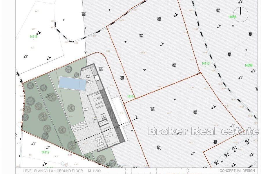 Rogoznica, attraktivt land første rad mot sjøen
