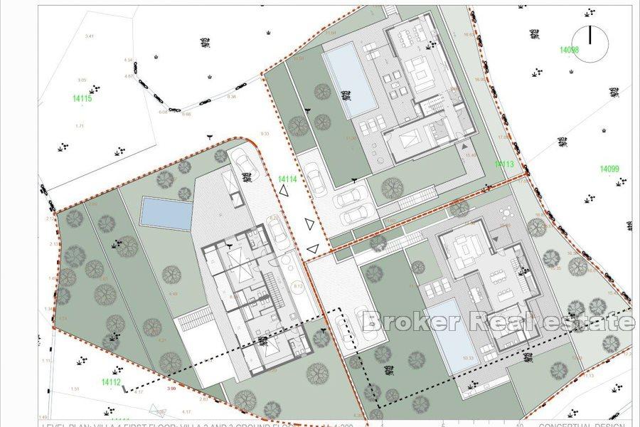Rogoznica, attraktivt land første rad mot sjøen