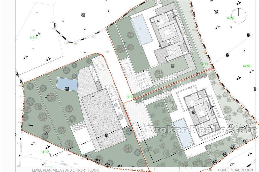 Rogoznica, attraktivt land første rad mot sjøen