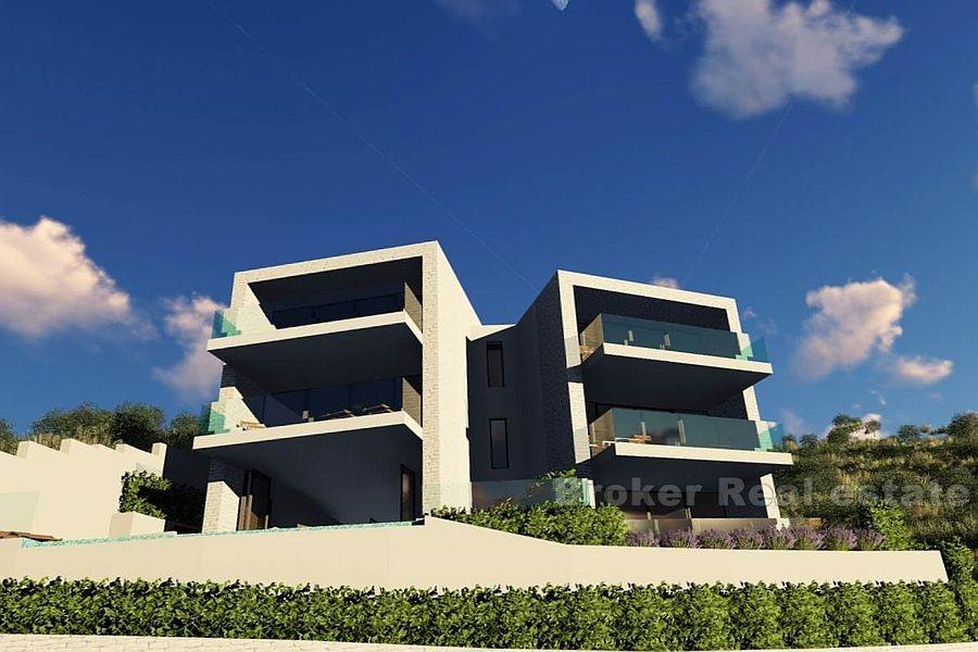 Riwiera Omis, działka budowlana, pierwszy rząd do morza