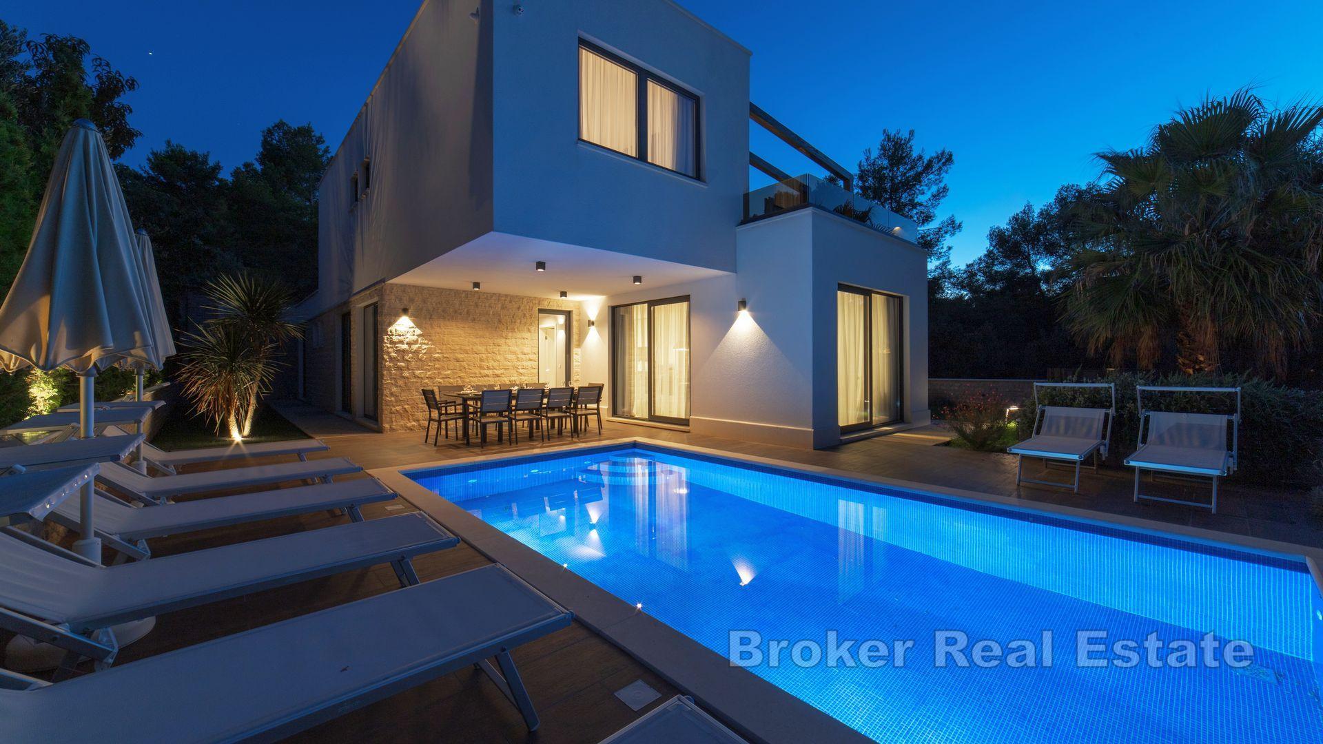 Île de Ciovo - Villa de luxe, deuxième rangée de la mer