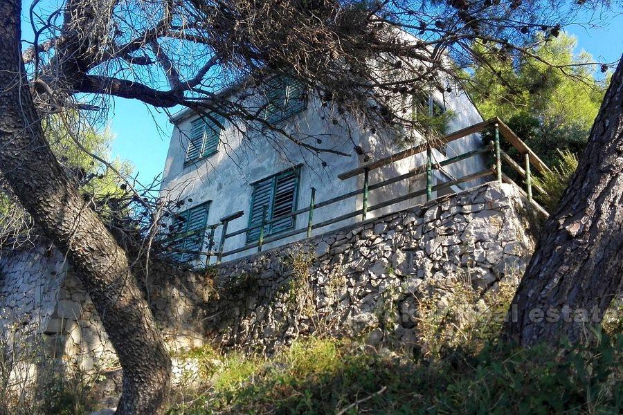 Isola di Brac - casa per l'adattamento, prima fila al mare
