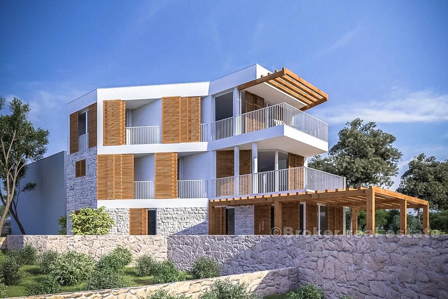 Primosten, apartamenty w pierwszym rzędzie do morza