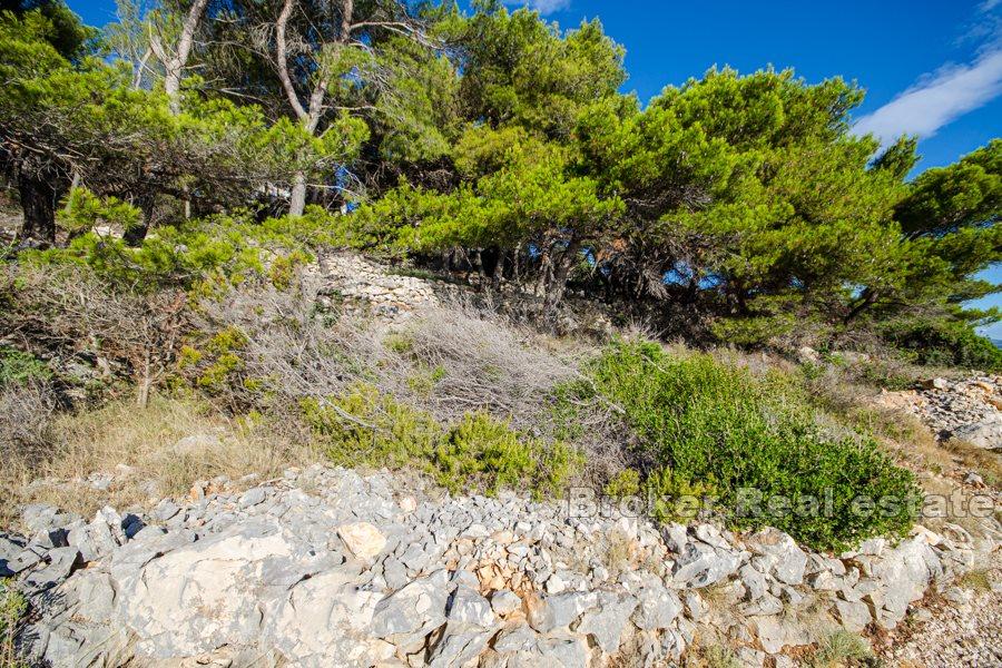Île de Solta, terrains à bâtir en bord de mer