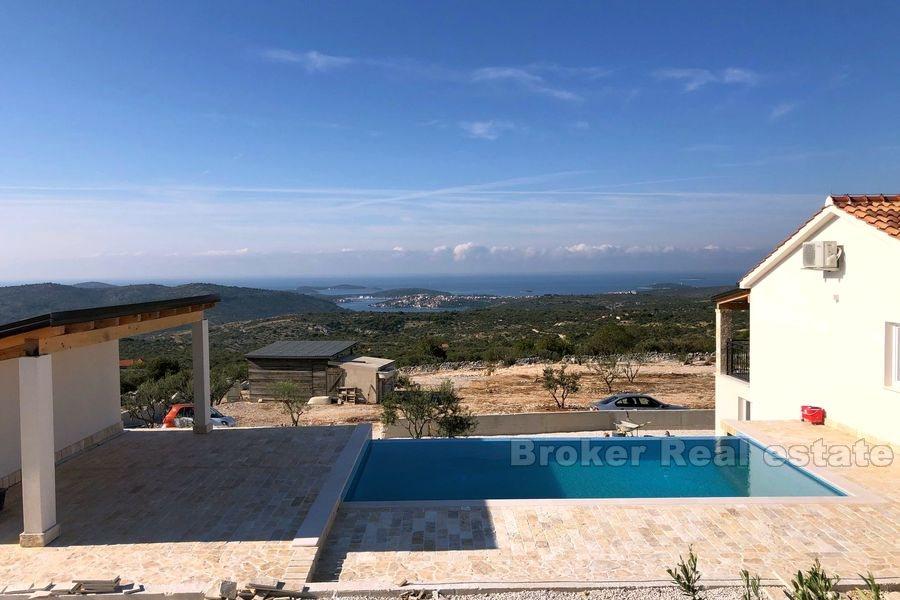 Rogoznica, villa med panoramautsikt